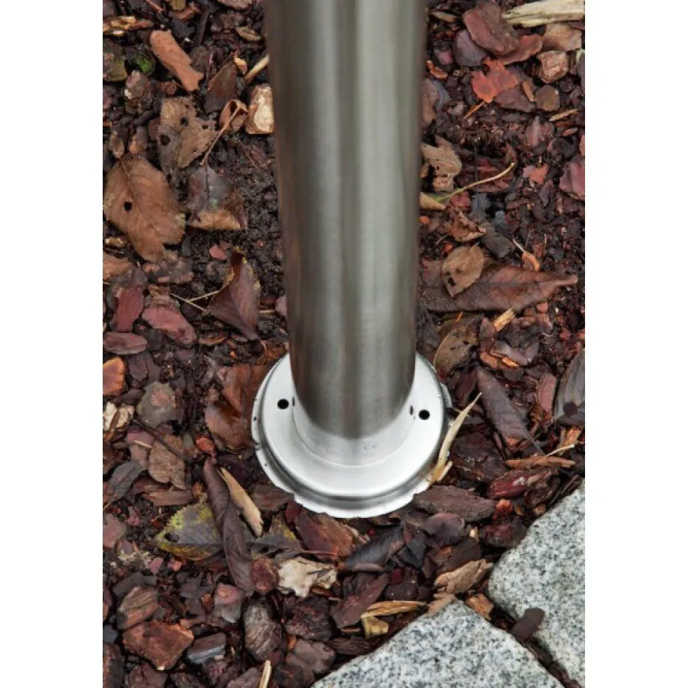 Borne D'Eclairage Tunes Acier Inoxydable, 1 Lumiere