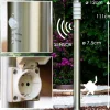 Borne D'Eclairage Tunes Acier Inoxydable, 1 Lumiere, Detecteur De Mouvement