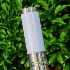 Borne D'Eclairage Walise Acier Inoxydable, 1 Lumiere, Detecteur De Mouvement