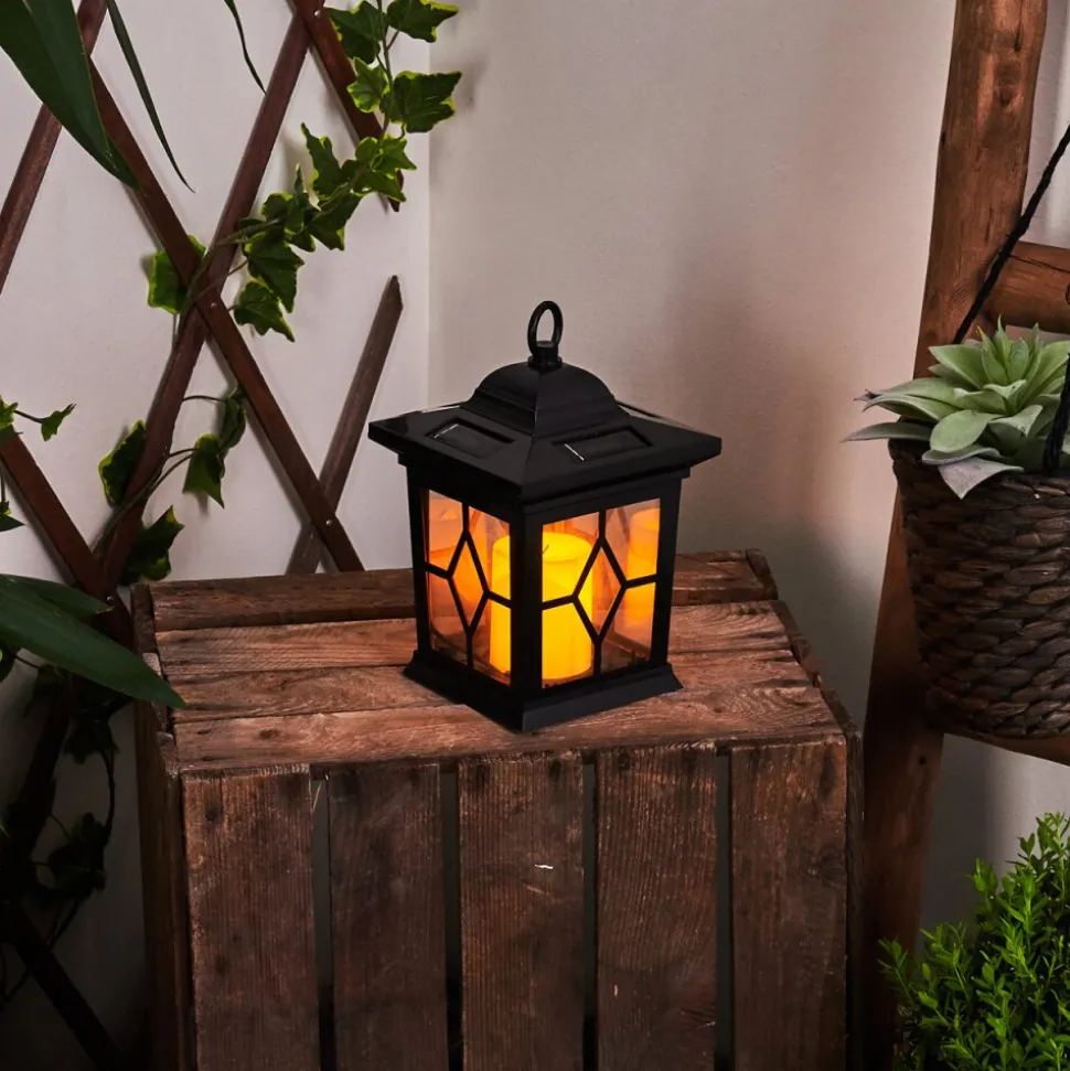 Borne Lumineuse Alavas Led Noir, 1 Lumiere