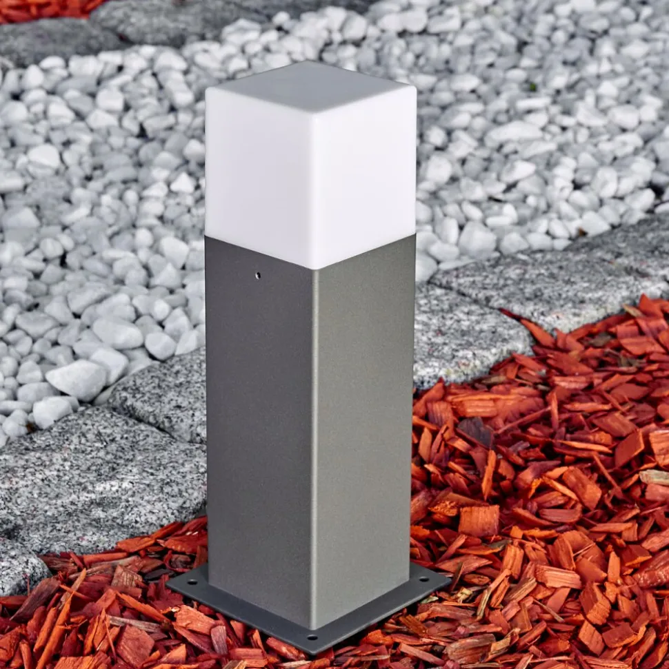 Borne Lumineuse Algier Led Anthracite, 1 Lumiere