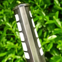 Borne Lumineuse Alslev Acier Inoxydable, 1 Lumiere
