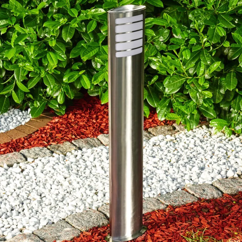 Borne Lumineuse Alslev Acier Inoxydable, 1 Lumiere
