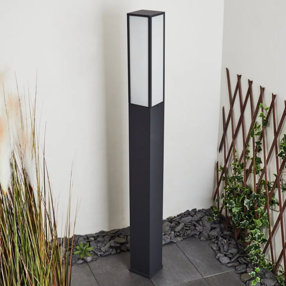 Borne Lumineuse Apidou Led Anthracite, 1 Lumiere