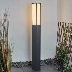 Borne Lumineuse Apidou Led Anthracite, 1 Lumiere