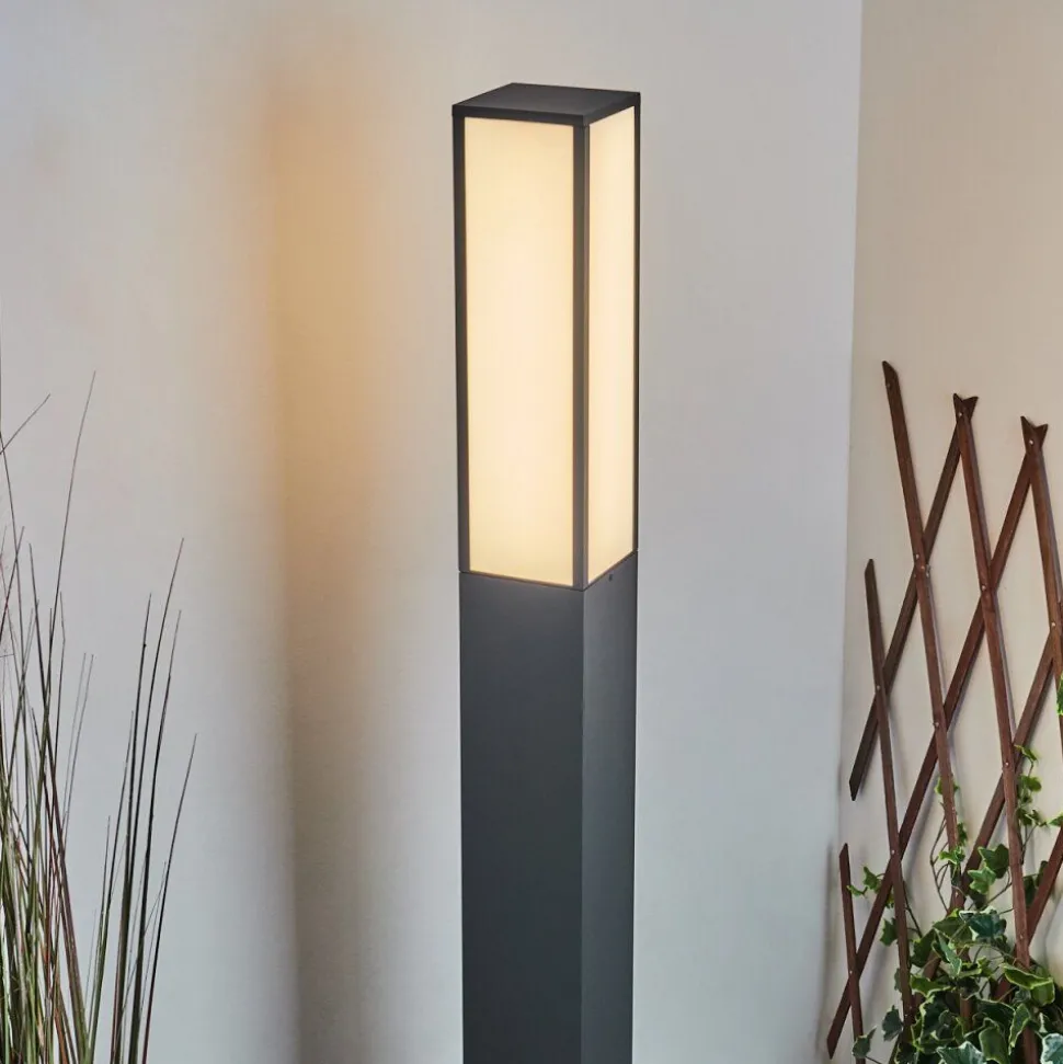 Borne Lumineuse Apidou Led Anthracite, 1 Lumiere