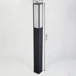 Borne Lumineuse Apidou Led Anthracite, 1 Lumiere