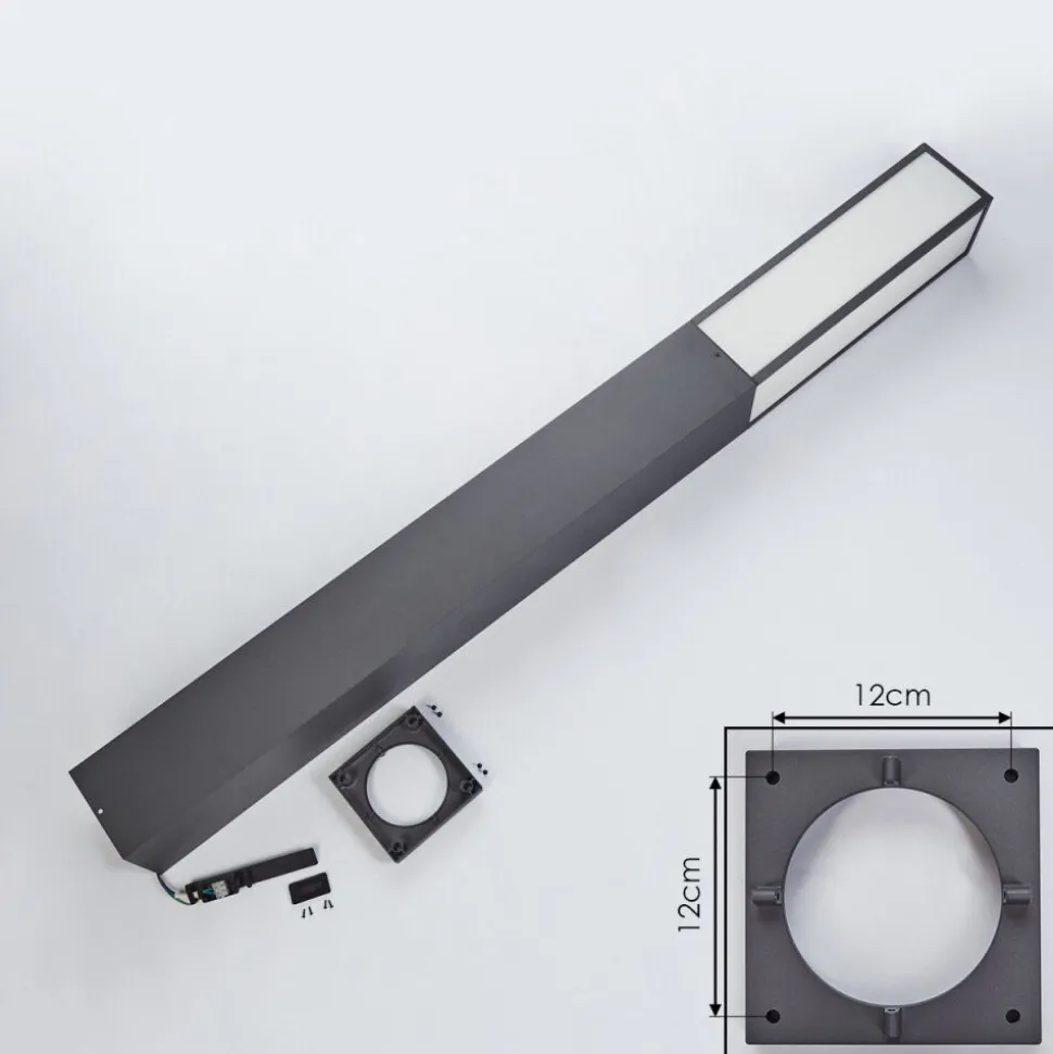 Borne Lumineuse Apidou Led Anthracite, 1 Lumiere