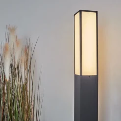 Borne Lumineuse Apidou Led Anthracite, 1 Lumiere