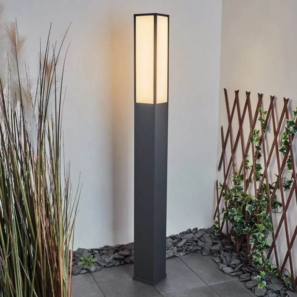 Borne Lumineuse Apidou Led Anthracite, 1 Lumiere