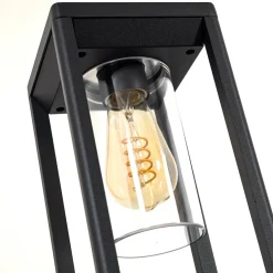 Borne Lumineuse Baoshan Noir, 1 Lumiere