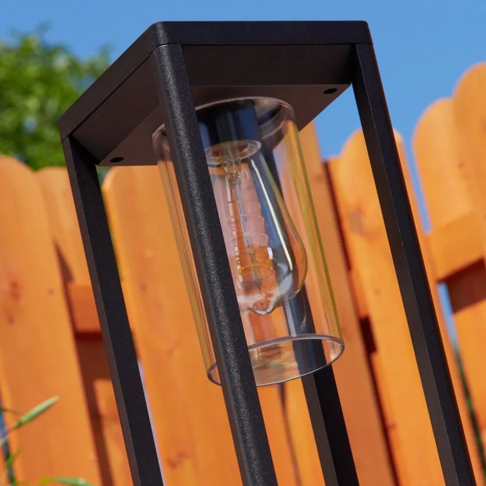 Borne Lumineuse Baoshan Noir, 1 Lumiere