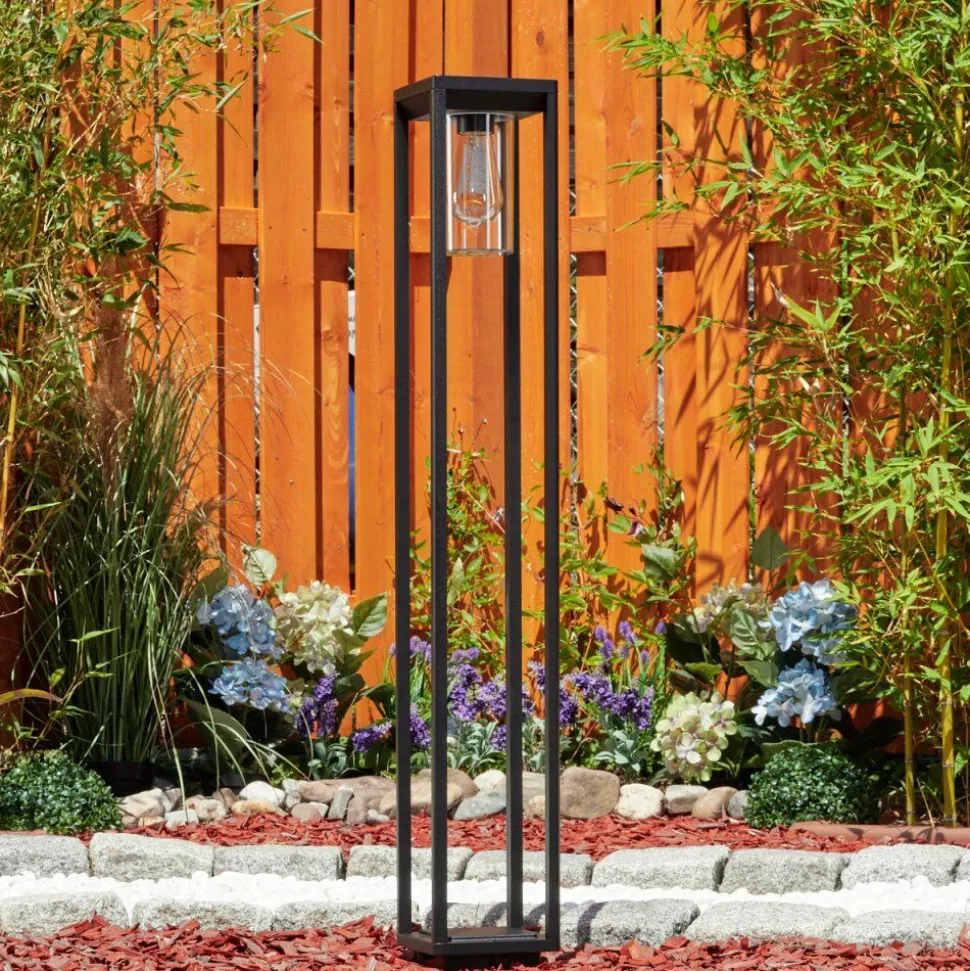 Borne Lumineuse Baoshan Noir, 1 Lumiere