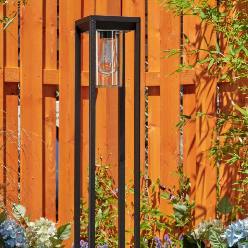 Borne Lumineuse Baoshan Noir, 1 Lumiere