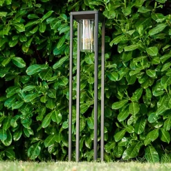 Borne Lumineuse Baoshan Noir, 1 Lumiere