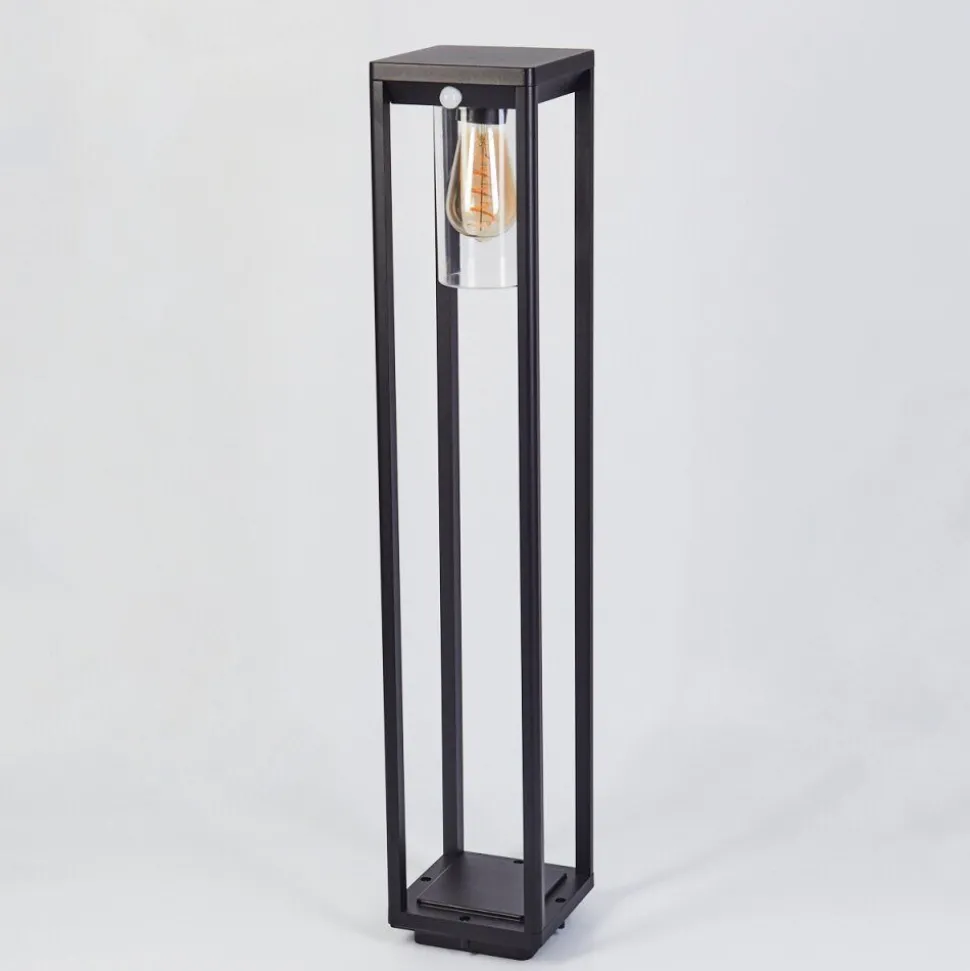 Borne Lumineuse Baoshan Noir, 1 Lumiere, Detecteur De Mouvement