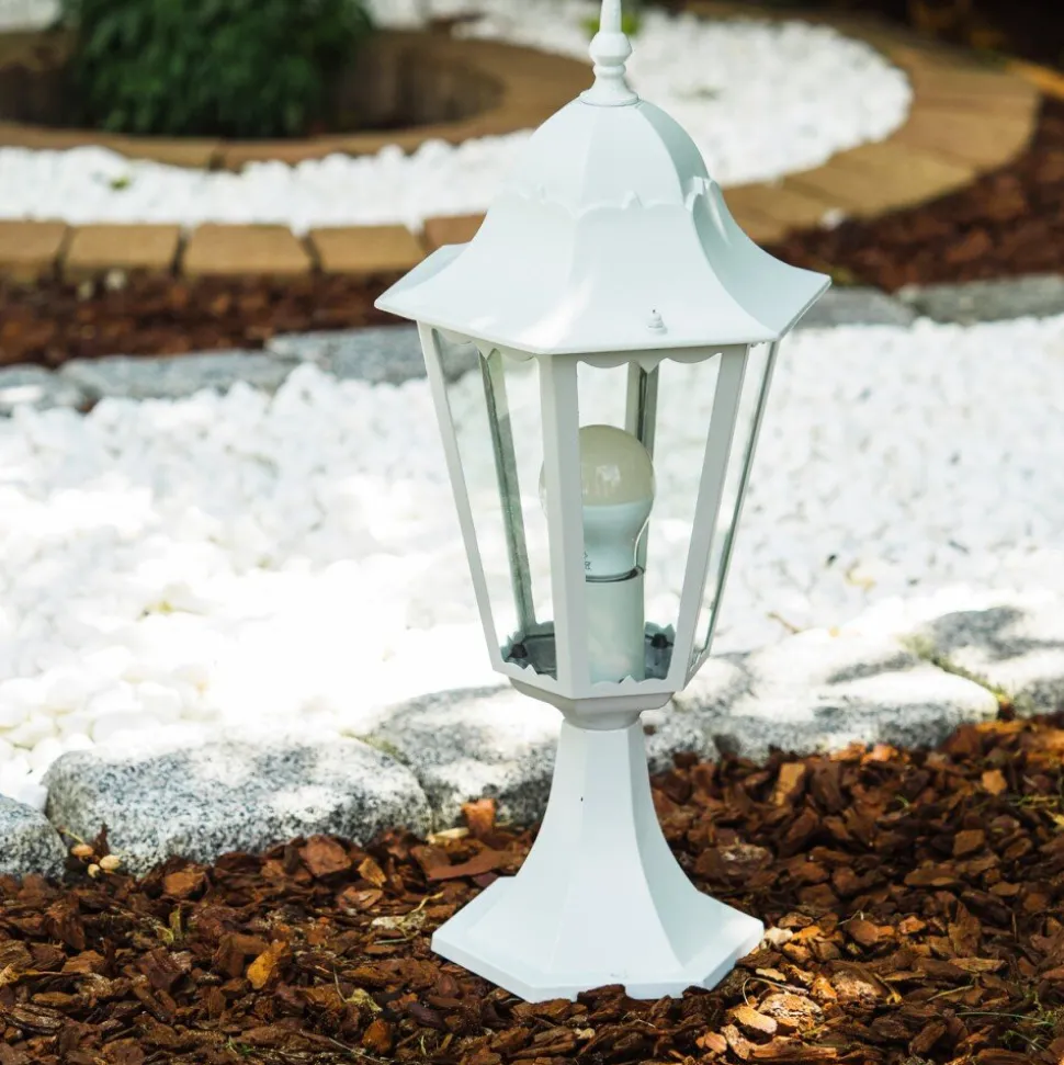 Borne Lumineuse Blanche Blanc, 1 Lumiere