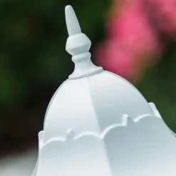 Borne Lumineuse Blanche Blanc, 1 Lumiere