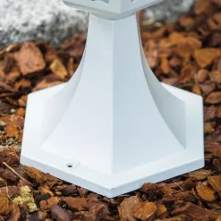Borne Lumineuse Blanche Blanc, 1 Lumiere