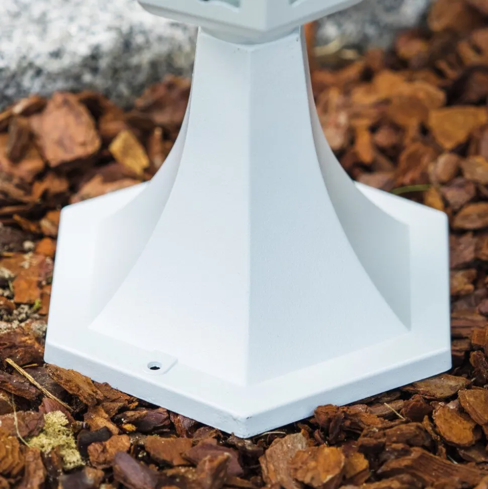 Borne Lumineuse Blanche Blanc, 1 Lumiere