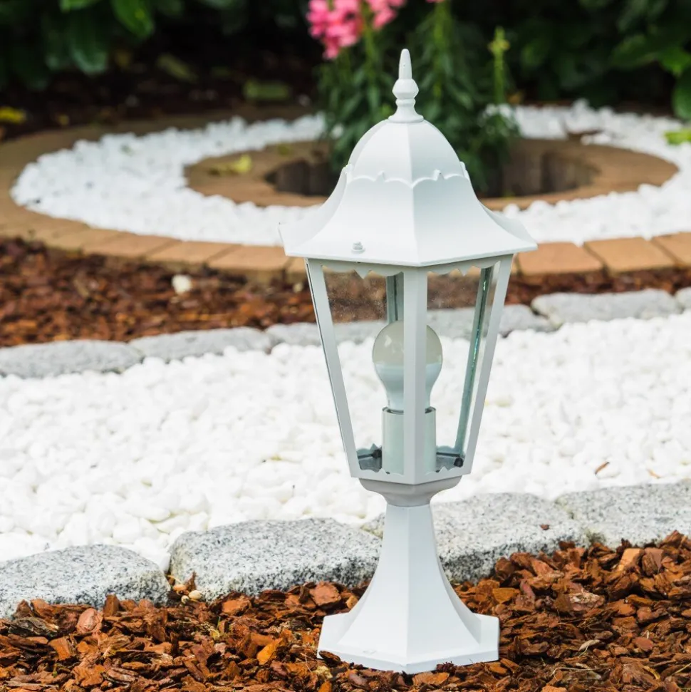 Borne Lumineuse Blanche Blanc, 1 Lumiere