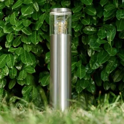 Borne Lumineuse Bodio Chrome, 1 Lumiere