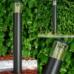 Borne Lumineuse Bodio Noir, 1 Lumiere