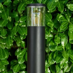 Borne Lumineuse Bodio Noir, 1 Lumiere