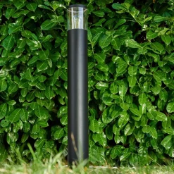 Borne Lumineuse Bodio Noir, 1 Lumiere