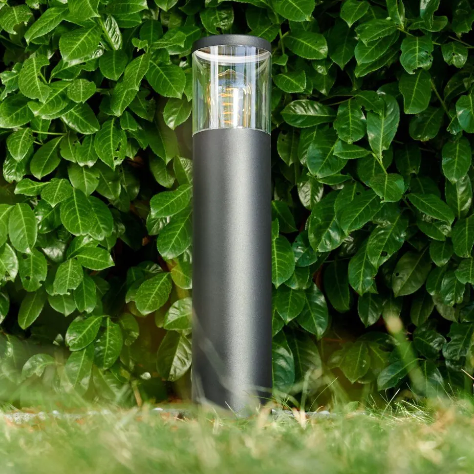 Borne Lumineuse Bodio Noir, 1 Lumiere