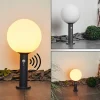 Borne Lumineuse Bubodefo Anthracite, 1 Lumiere, Detecteur De Mouvement