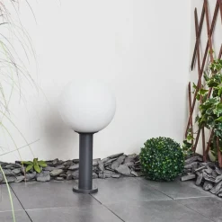 Borne Lumineuse Bubodefo Anthracite, 1 Lumiere