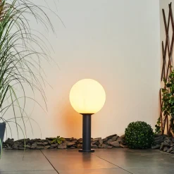 Borne Lumineuse Bubodefo Anthracite, 1 Lumiere