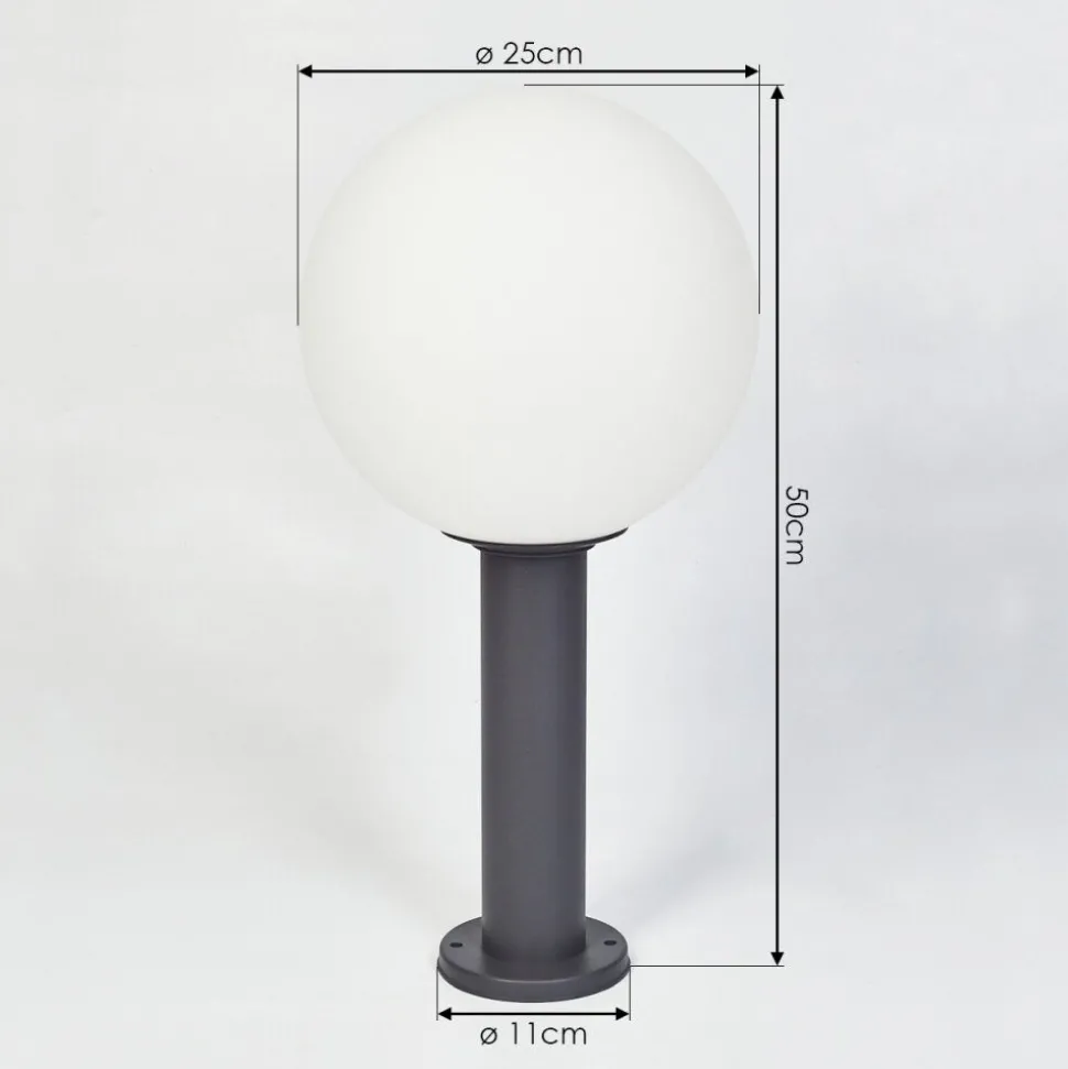 Borne Lumineuse Bubodefo Anthracite, 1 Lumiere