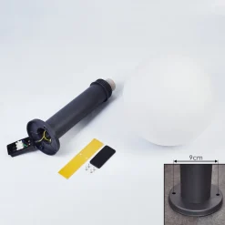 Borne Lumineuse Bubodefo Anthracite, 1 Lumiere