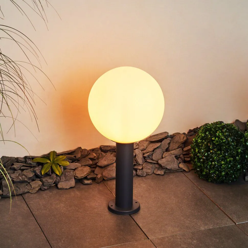 Borne Lumineuse Bubodefo Anthracite, 1 Lumiere