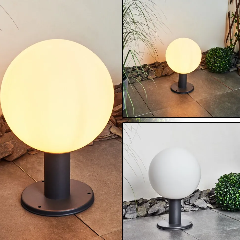Borne Lumineuse Bubodefo Anthracite, 1 Lumiere
