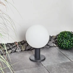 Borne Lumineuse Bubodefo Anthracite, 1 Lumiere
