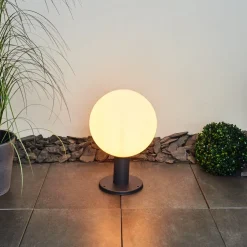 Borne Lumineuse Bubodefo Anthracite, 1 Lumiere