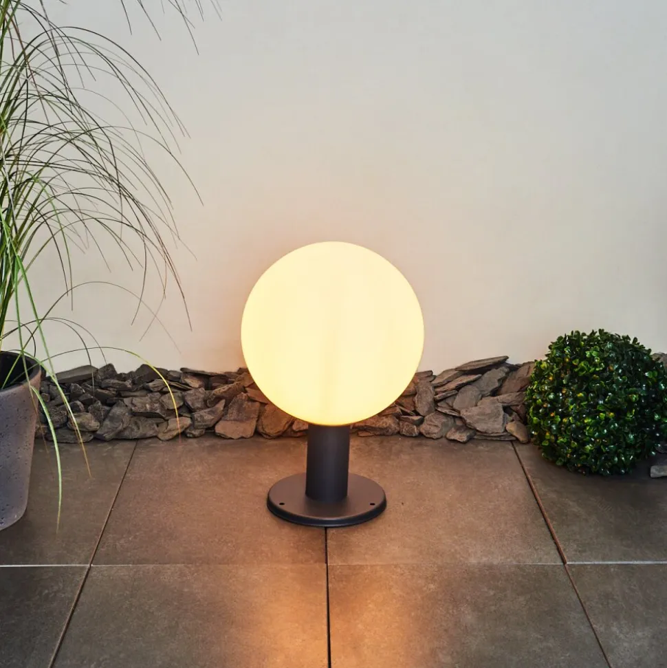 Borne Lumineuse Bubodefo Anthracite, 1 Lumiere