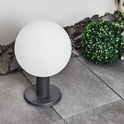 Borne Lumineuse Bubodefo Anthracite, 1 Lumiere