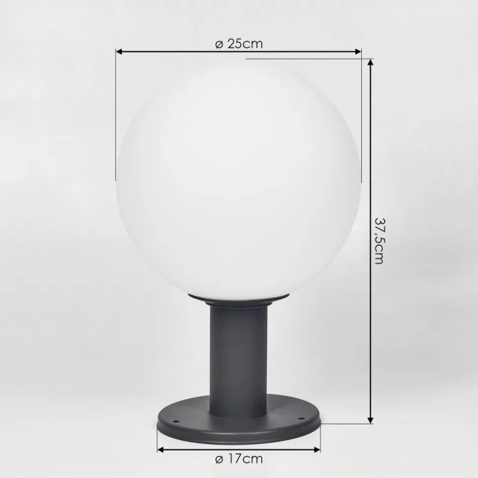 Borne Lumineuse Bubodefo Anthracite, 1 Lumiere