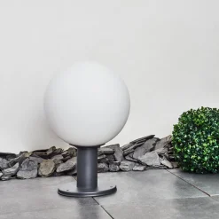 Borne Lumineuse Bubodefo Anthracite, 1 Lumiere