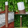 Borne Lumineuse Buhrkall Rouille, 1 Lumiere