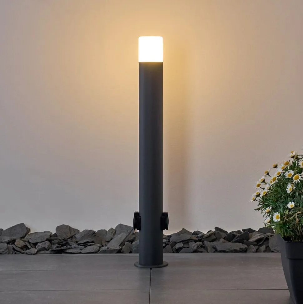 Borne Lumineuse Buhrkall Anthracite, 1 Lumiere