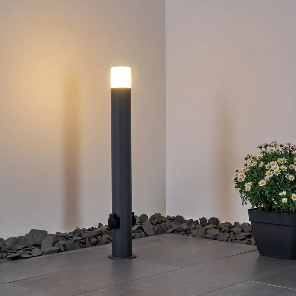 Borne Lumineuse Buhrkall Anthracite, 1 Lumiere