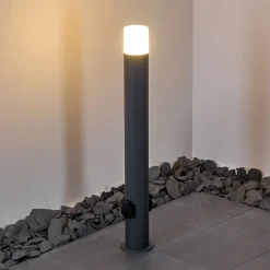 Borne Lumineuse Buhrkall Anthracite, 1 Lumiere