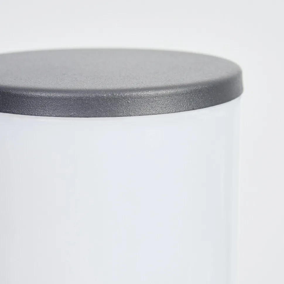 Borne Lumineuse Caserta Anthracite, 1 Lumiere, Detecteur De Mouvement