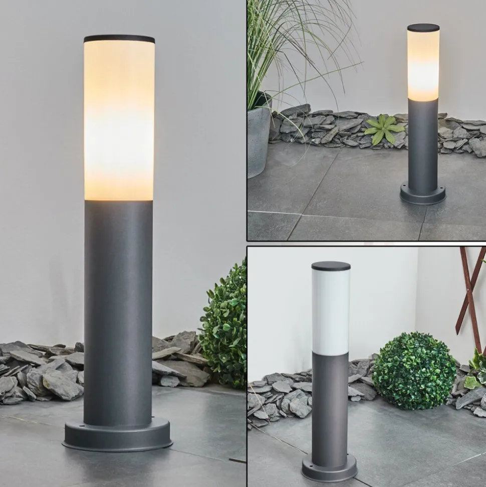 Borne Lumineuse Caserta Anthracite, 1 Lumiere