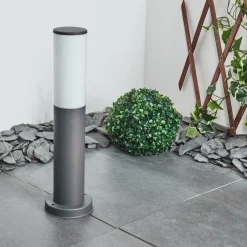 Borne Lumineuse Caserta Anthracite, 1 Lumiere